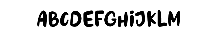 Balloon Party Font LOWERCASE