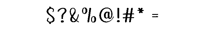 Ballpoint Realistic Font OTHER CHARS