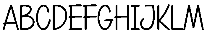 Ballpoint Writing Font UPPERCASE
