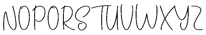 Ballpoint1 Font UPPERCASE