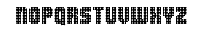 Balls on the rampage Font LOWERCASE