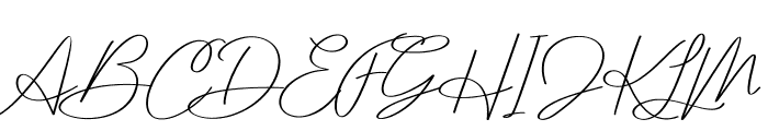 Balmond Italic Font UPPERCASE