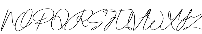 Balmond Italic Font UPPERCASE