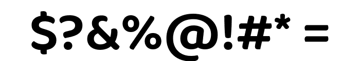 Baloo 2 SemiBold Font OTHER CHARS