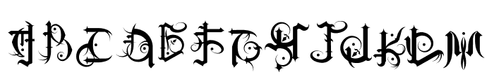 Baltimore Goth Font UPPERCASE