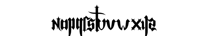 Baltimore Goth Font LOWERCASE