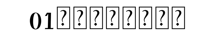 Balutteli Serif Font OTHER CHARS
