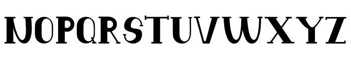 Balutteli Serif Font UPPERCASE