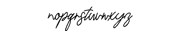 Bambi Handwritten Regular Font LOWERCASE