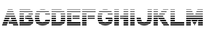 Bamf Gradient Font LOWERCASE