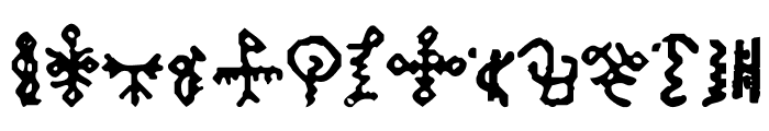 Bamum Symbols 1 Bamum Symbols 1 Font LOWERCASE