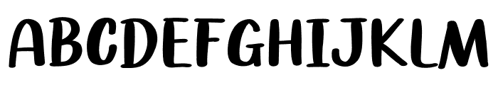 Banana Good Font UPPERCASE