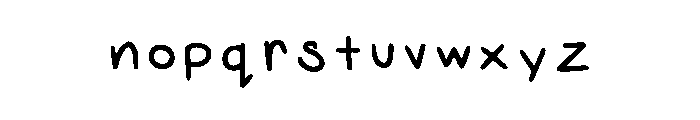 Banana Seed Regular Font LOWERCASE