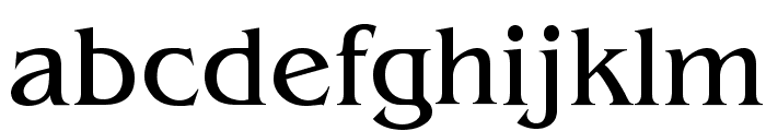 Bangle Normal Font LOWERCASE