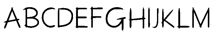 Bangpen Regular Font UPPERCASE