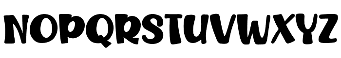 Bangpop Font UPPERCASE