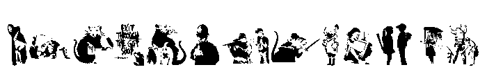 Banksy Font UPPERCASE