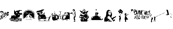 Banksy Font UPPERCASE