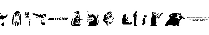 Banksy Font LOWERCASE