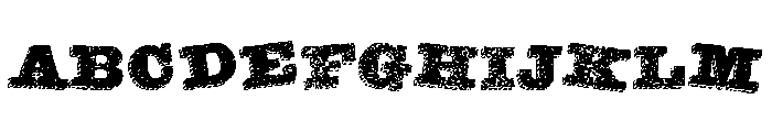 Banqued Font UPPERCASE
