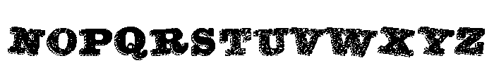 Banqued Font UPPERCASE