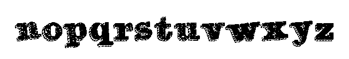 Banqued Font LOWERCASE