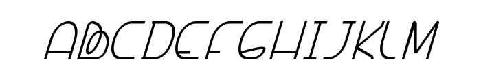 Banquetier-Italic Font LOWERCASE
