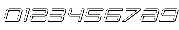 Banshee Pilot 3D Italic Font OTHER CHARS