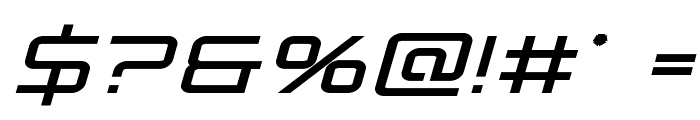 Banshee Pilot Bold Italic Font OTHER CHARS