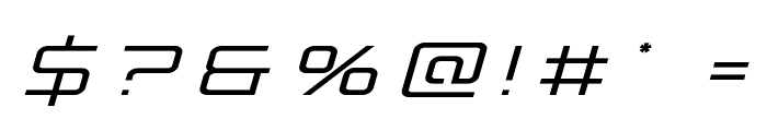 Banshee Pilot Title Italic Font OTHER CHARS