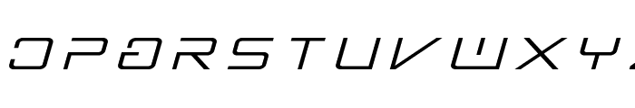 Banshee Pilot Title Italic Font LOWERCASE