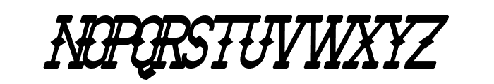 Bantorain Bold Italic Font UPPERCASE