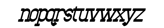 Bantorain Bold Italic Font LOWERCASE