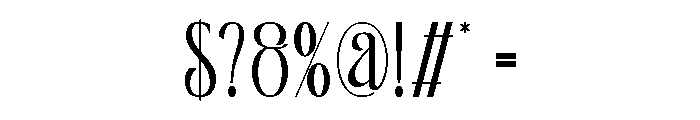 Baquine Font OTHER CHARS