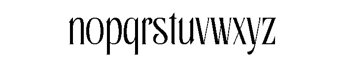 Baquine Font LOWERCASE