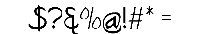 Barakallah Fii Umrik - Demo Version Regular Font OTHER CHARS