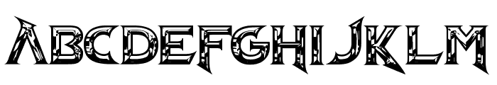 Barbarian NS Font UPPERCASE