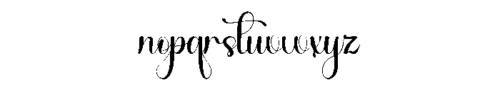 Barbie Calligraphy Font LOWERCASE