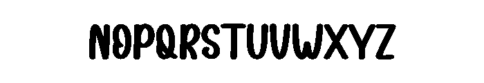 Barbie Girl Font LOWERCASE