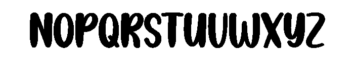 Barbie Mood Font UPPERCASE