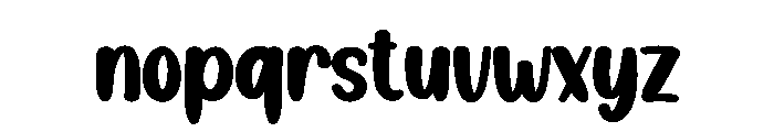 Barbie Mood Font LOWERCASE