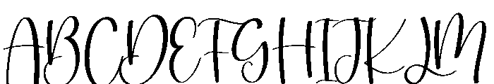 Barbie Signature Font UPPERCASE