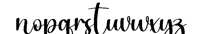 Barbie Signature Font LOWERCASE