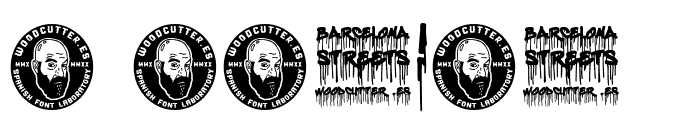 Barcelona Streets Font OTHER CHARS