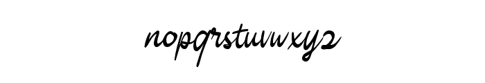 BardistanScriptDEMO-Regular Font LOWERCASE