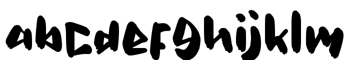 Barefoot Font LOWERCASE