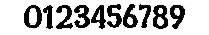 Barely Enough Regular Font OTHER CHARS