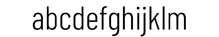 Barlow Condensed Light Font LOWERCASE