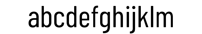 Barlow Condensed Regular Font LOWERCASE
