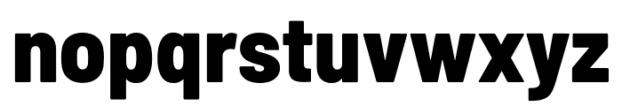 Barlow Semi Condensed ExtraBold Font LOWERCASE